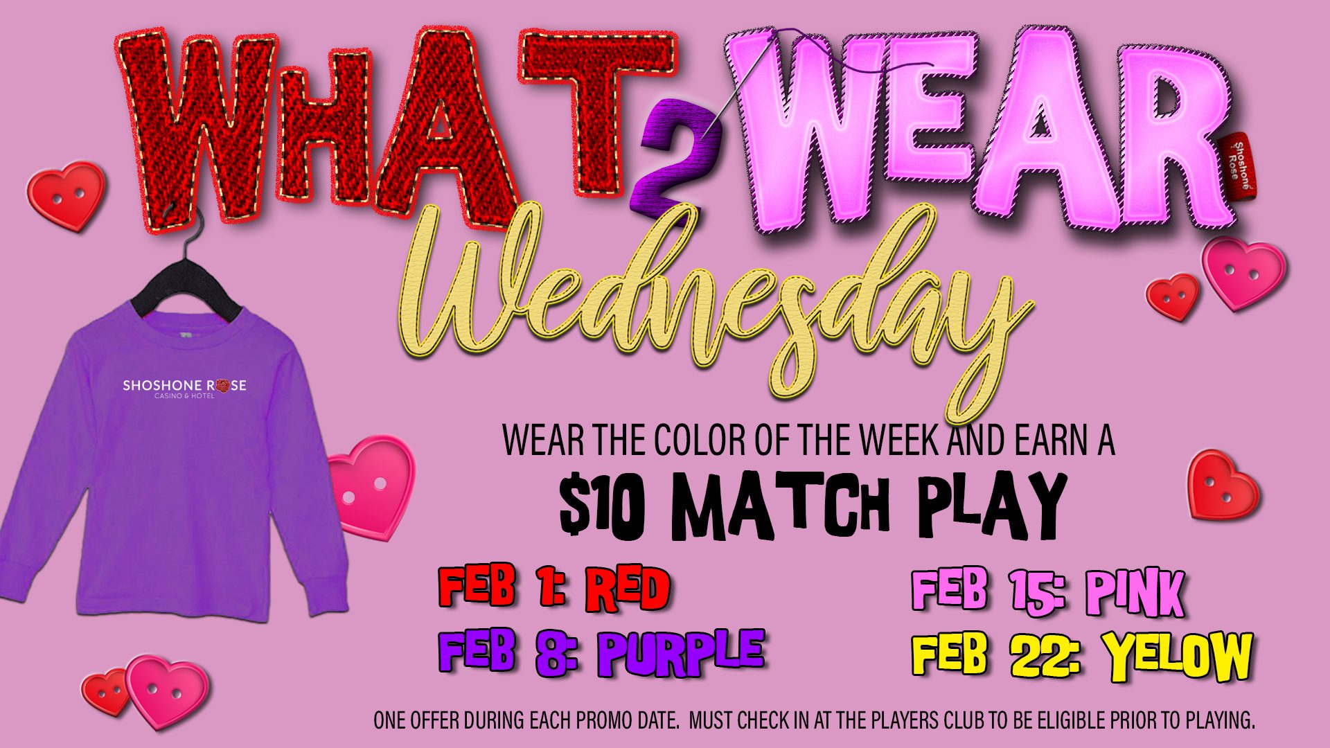 A poster for what 2 wear wednesday.