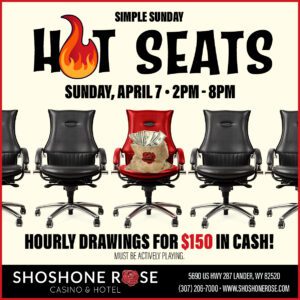 A poster advertising a hot seats event.